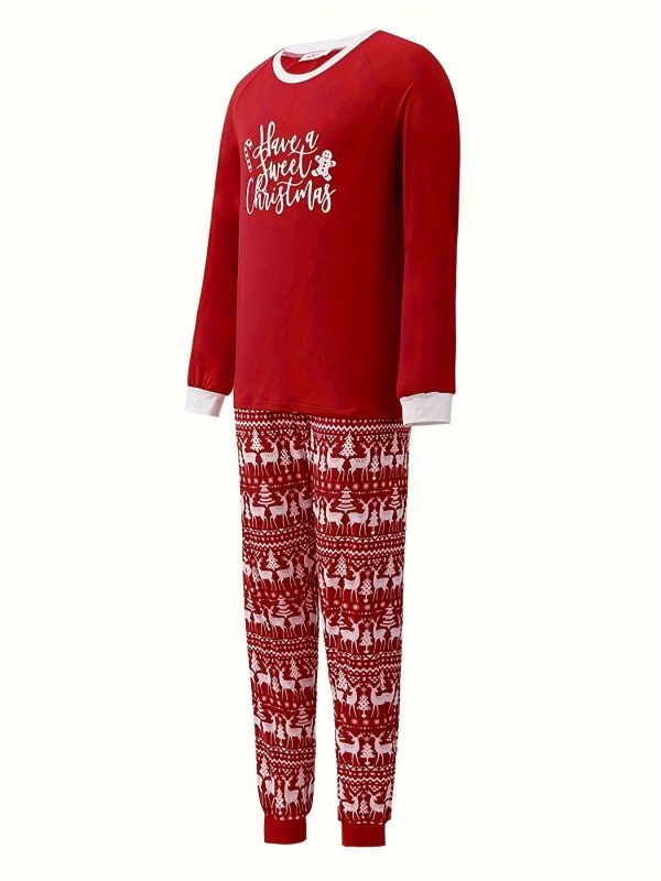 Men's Christmas Loungewear Two-piece Set The Fabric Is Soft And Comfortable, Skin-friendly For Halloween Home Can Be Out Of Doors